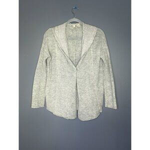 MOTH Hoodie Cardigan Women's XS Alpaca Blend Layered Hood Pockets Lagenlook Soft